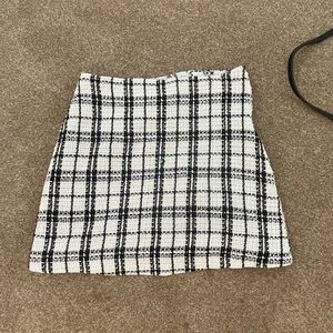 American Threats Plaid Skirt